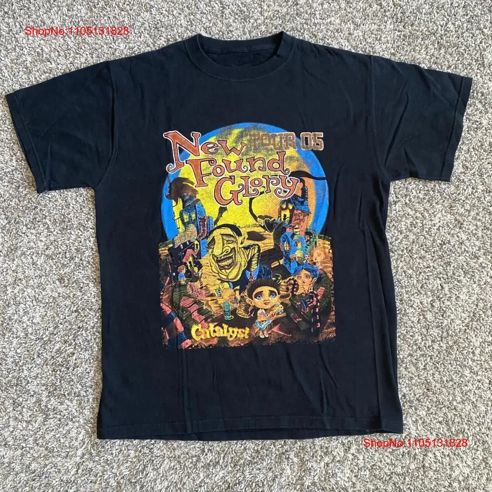 NUOVA T-shirt GLORY FOUND in cotone per uomo donna S 4XL US1089 vintage lavato confortevole casual traspirante homme grafico leggermente