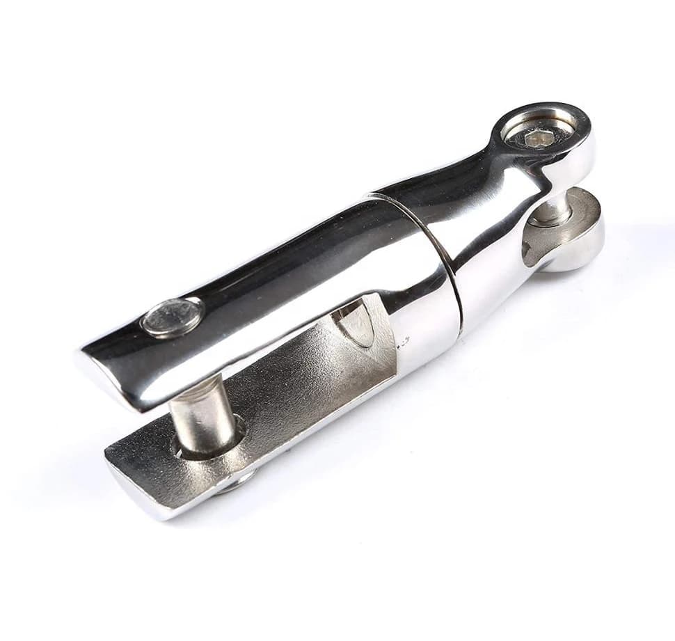 FBBD Marine Hardware Doppio connettore di ancoraggio lucido a specchio in acciaio inossidabile 316 per barca