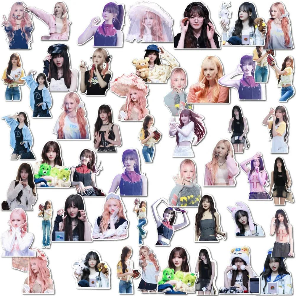 Aesthetic Character Sticker Pack Waterproof Decals for Luggage Skateboard Notebook DIY Craft Ornament Gift