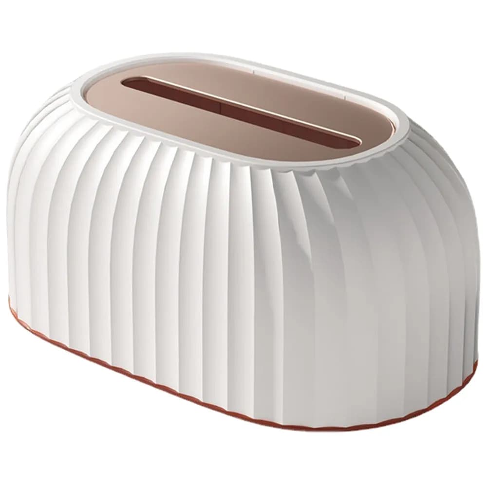 Premium Compact Tissue Box Holder for Toilet Paper Napkins Desktop Tabletop Storage Box Living Room Office Car Cafe Use Tissue