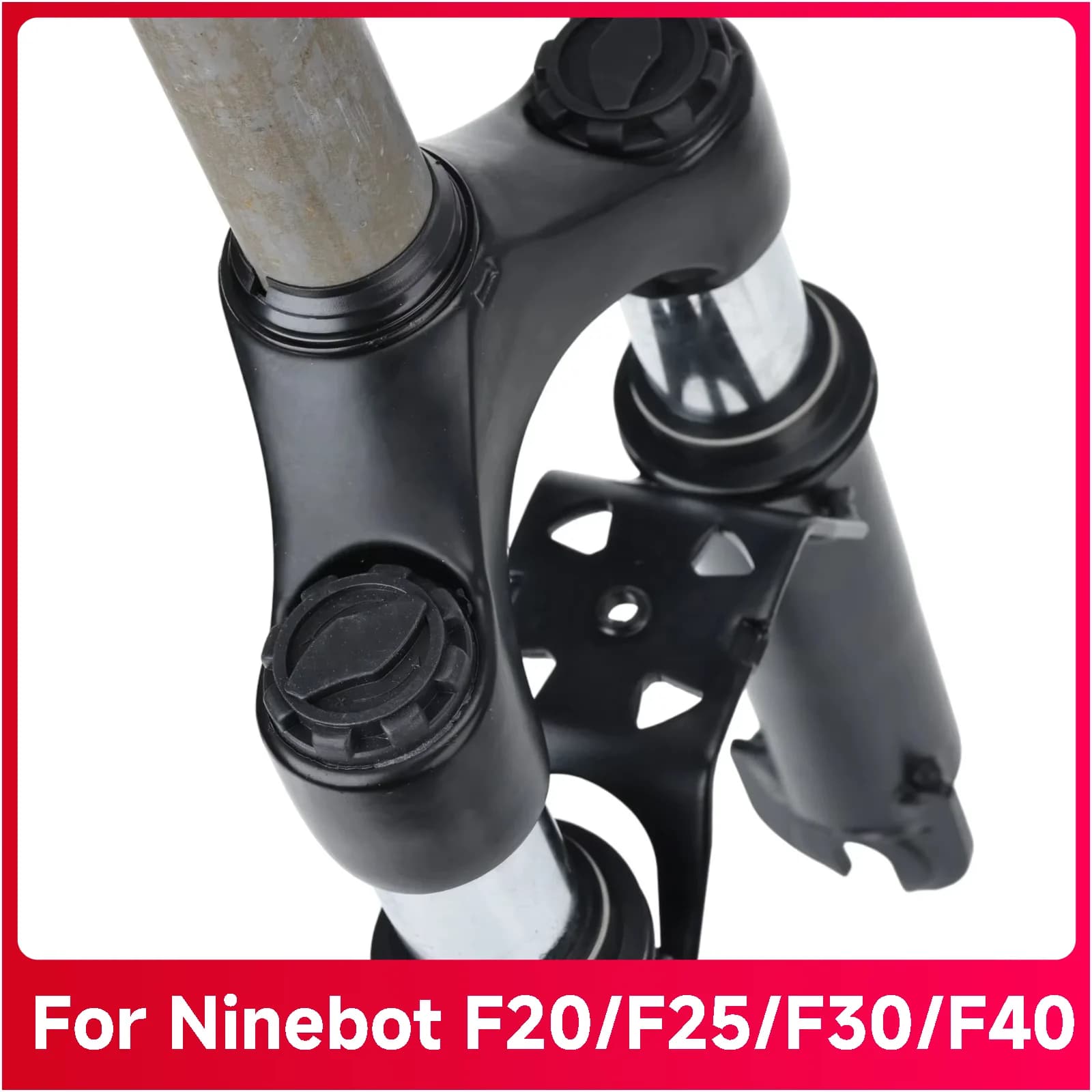 Front Fork Modified Shock Suspension For Ninebot F20 F25 F30 F40 Electric Scooter Absorber Assembly and Extended Kickstand Part