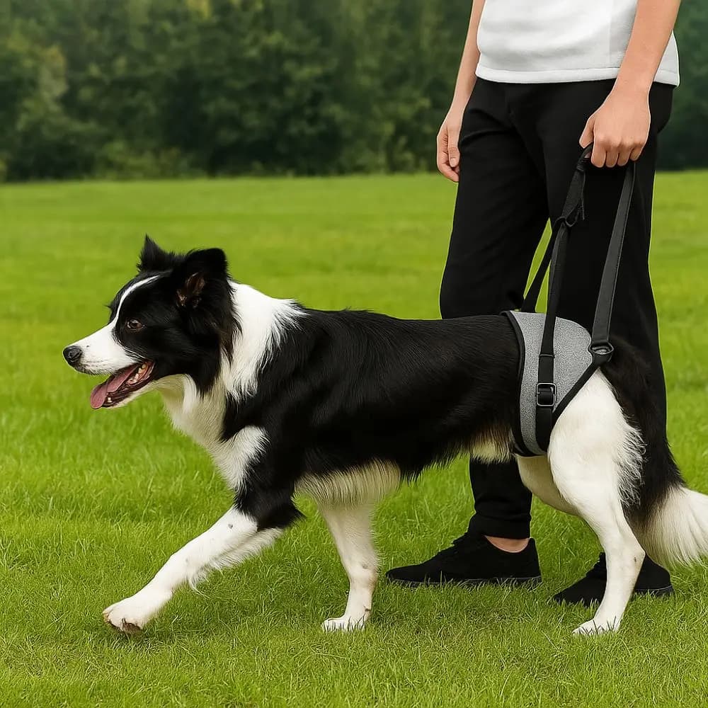 Adjustable Dog Lift Harness Detachable Non-slip Handle Pet Rear Leg Support Comfortable Pet Auxiliary Strap Mobility Aid