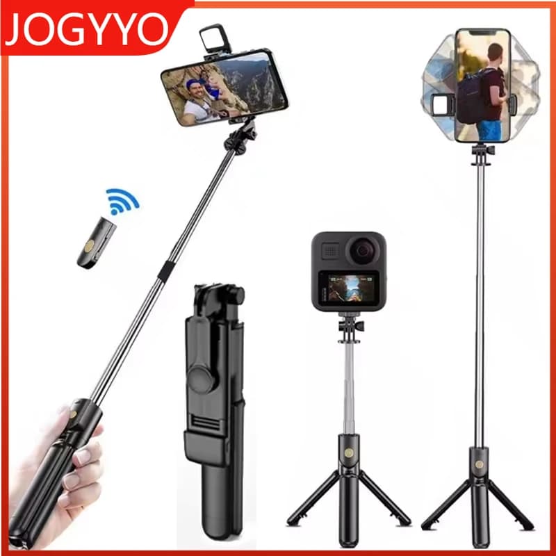 Mini Treppiede per Selfie Estensibile con Telecomando Bluetooth Wireless a 360° ° Supporto treppiede portatile per smartphone per telefoni IOS e Android