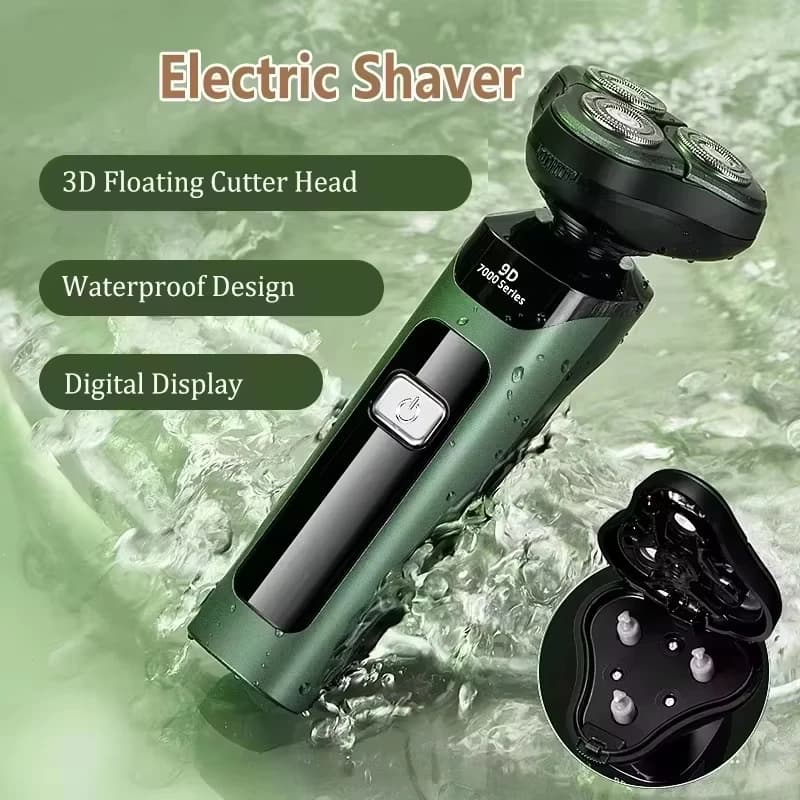 Xiaomi Rechargeable Men's Portable Electric Razor Wireless Razor Waterproof Face Hair Razor LED Display Home Travel