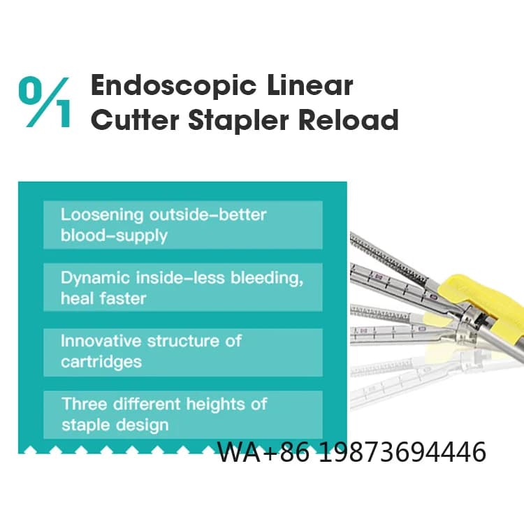Stapler Lineare Endoscopico Monouso, Asta da 350mm, Consumabile Medico Manuale