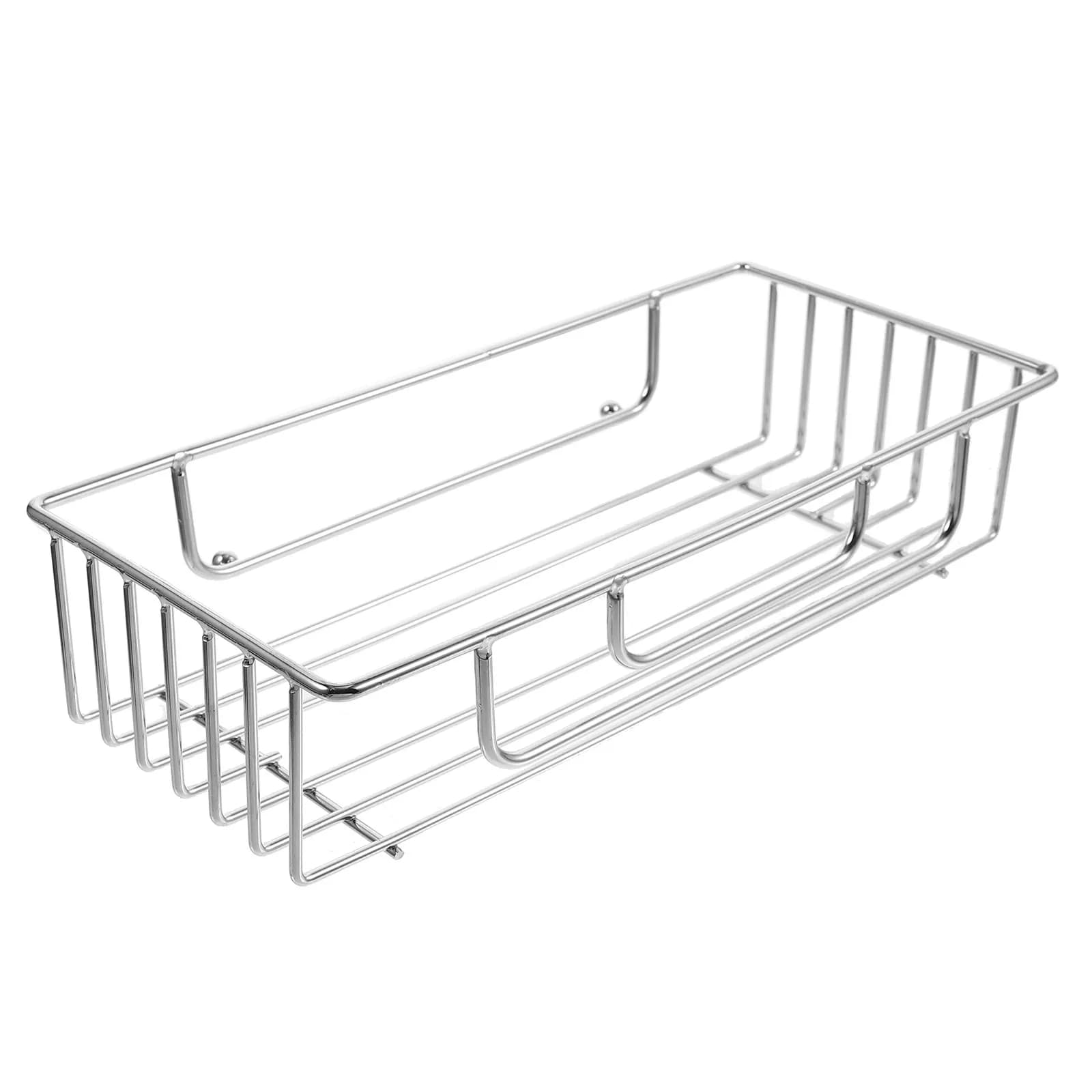 Wall Mounted Stainless Steel Corner Shower Shelf Bathroom Storage Rack for Toiletries Towels Photo Frames Sundries Organizer
