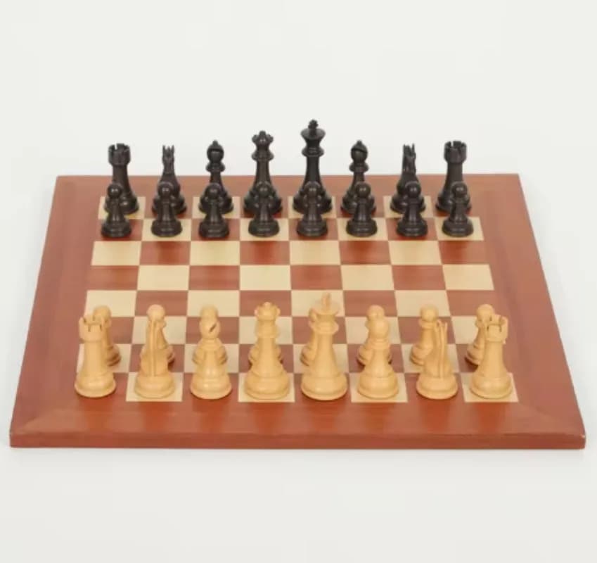Set di Scacchi di Alta Gamma con Scacchiera in Legno, Pezzi Pesanti e Confezione Regalo