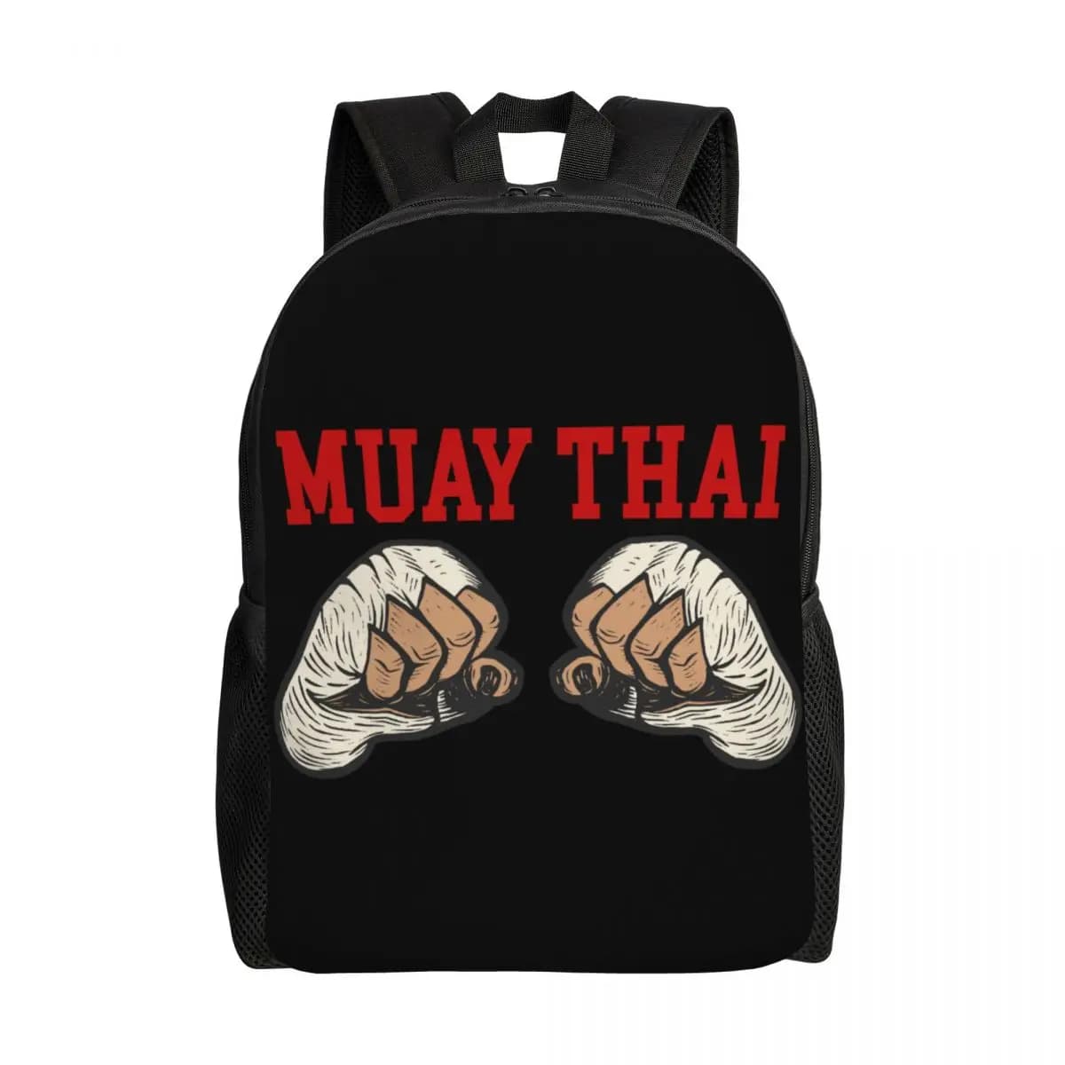 Zaini personalizzati per allenamento da combattimento Muay Thai resistente all'acqua School College thailandia Kickboxing Boxing Bag stampa Bookbags