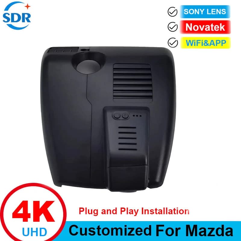 4K HD Plug And Play Wifi Videoregistratore DVR per auto originale per Mazda CX-5 CX-4 CX5 CX4 2018-2023 Guida a sinistra GPS e APP Orologio
