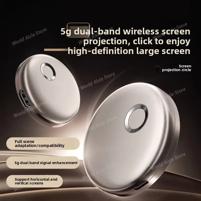 Proiettore per schermo wireless per telefono cellulare Proiettore per schermo con trasmettitore video ad alta risoluzione HDMI adatto per computer