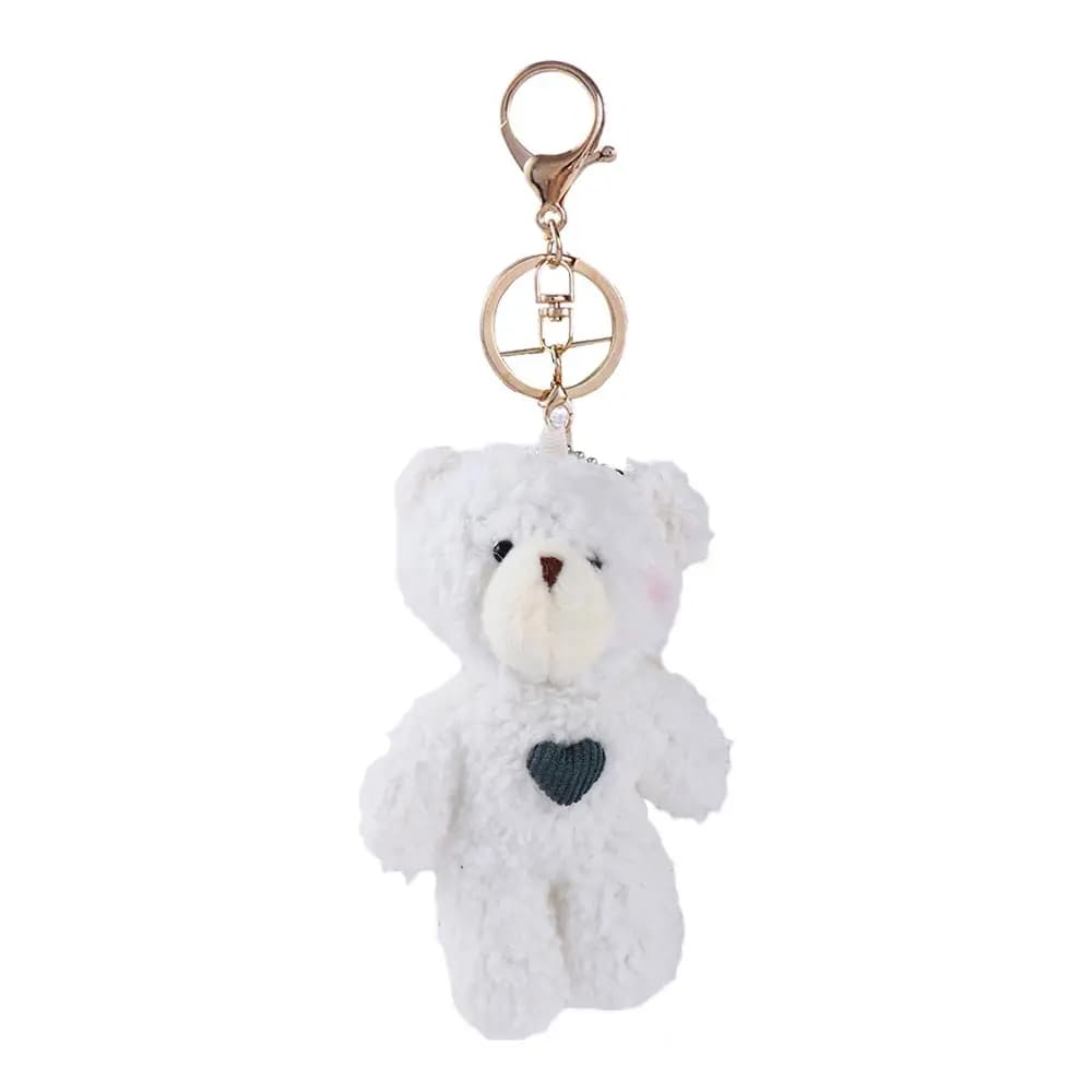 Stuffed Animal Bag Accessories Car Keychain Rabbit Keychain Dog Keyring Bear Keychain Backpack Pendant