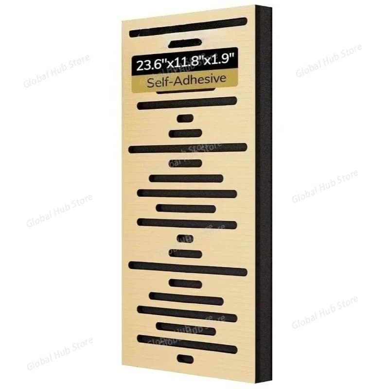 1PCS Wooden Absorbent Panel Diffusion Panel HIFI Listening Recording Music Studio, Reducing Echo Reverb Acoustics