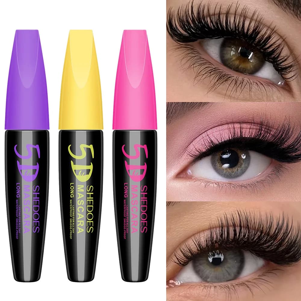 Mascara waterproof, denso, sottile, anti-sbavature, mascara curvante a lunga tenuta