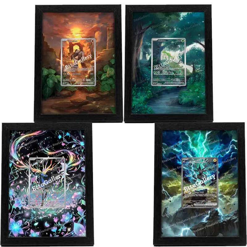 Collection Card Art Display Rack Storage Photo Frame Acrylic Extended Artwork Photo Frame For Ptcg Pikachu Zekrom Mismagius Mew