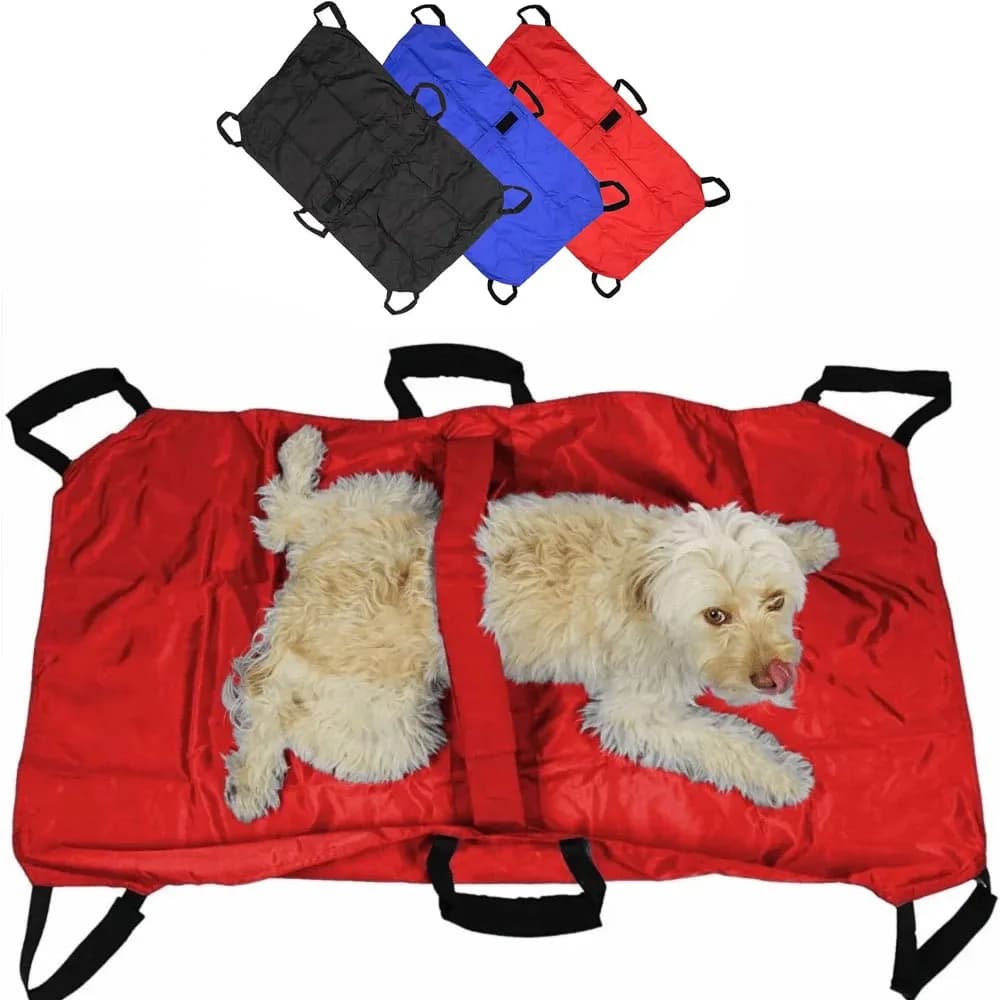 Pet Transport Stretcher, Portable Dog Lift Carrier, Emergency Pet Transport Bag, Safety Lift Strap for Large Dogs