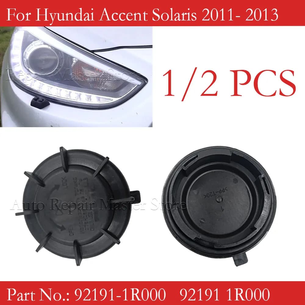 ABS Testa Della Lampada Della Luce Tappo Antipolvere 92191-1R000 di Ricambio Per Hyundai Per Accent Per Solaris 2011-2013 Accessori Auto