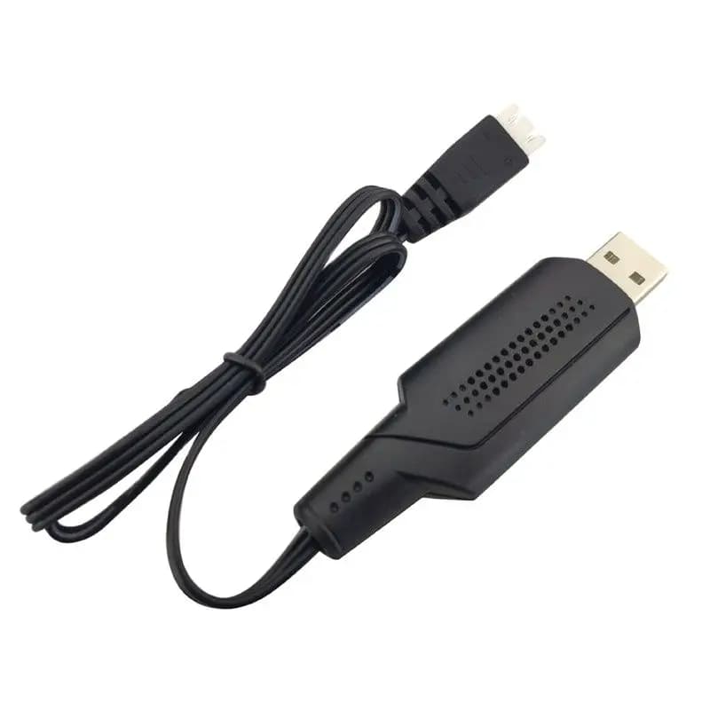 7.4V 2S USB Fast Charger Cable with Overcharge Protection for RC Drones SYMA X8 Series/X6 MJX X600 Hubsan H501S/V912/V323 WLtoy