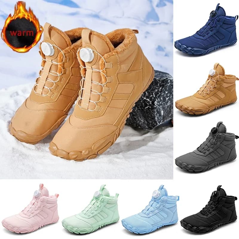 Inverno Nuovi stivali da neve genitore-figlio Uomini e donne Stivali da neve a piedi nudi Impermeabili per esterni antiscivolo Caldi casual Scarpe da ginnastica per ragazzi/ragazze