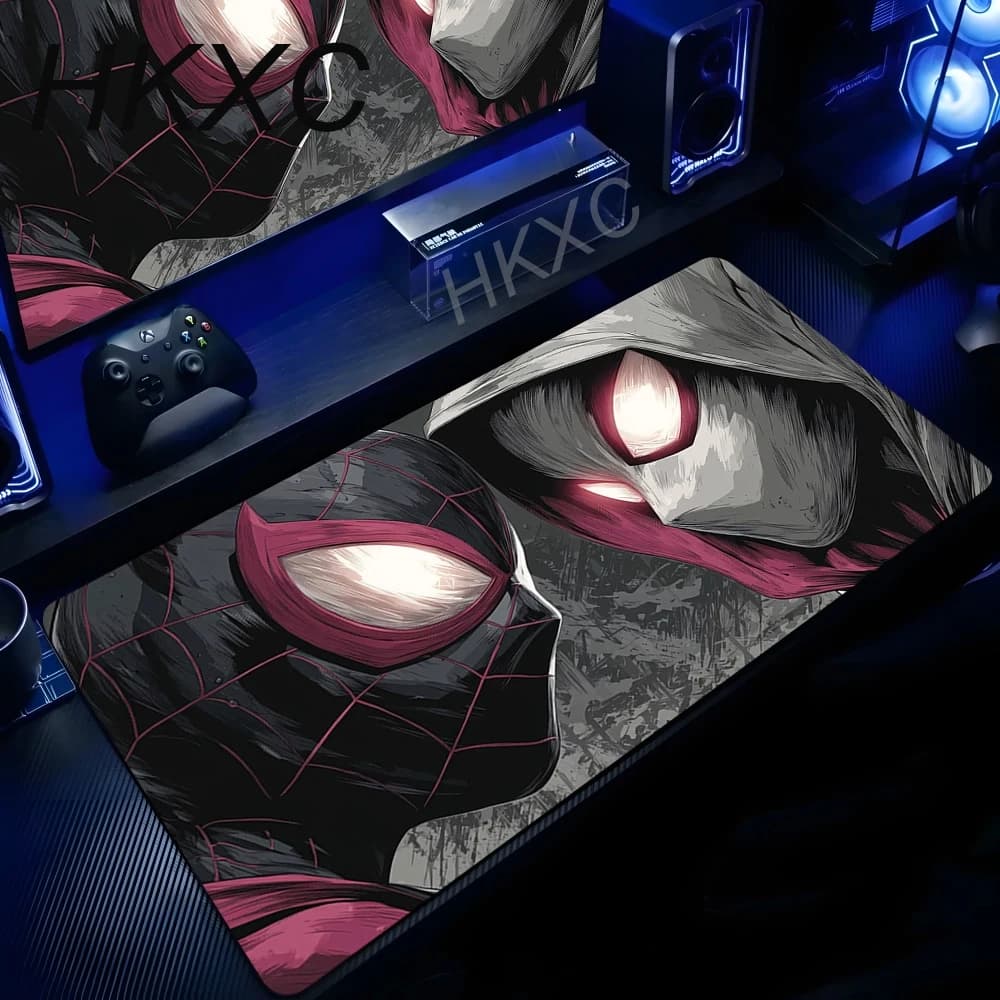 Tappetino Mouse XXL Spider-Man per Gamer, PC, Computer, Otaku, con Bordo Bloccato, Personalizzabile con Foto, per Laptop, Notebook, Esports, Tappetino da Scrivania