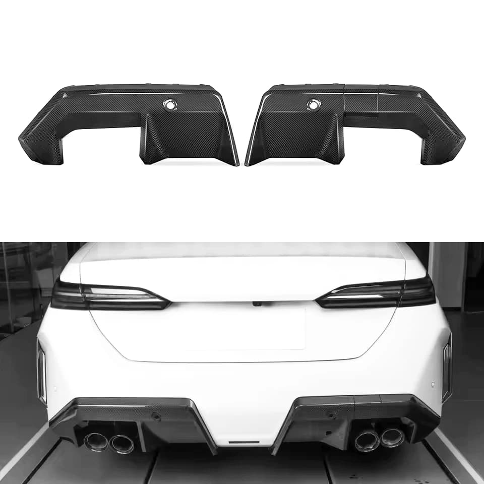 Suitable for BMW M5 G90 OEM Style Dry Carbon Fiber Car Rear Diffuser Lip 2025-up