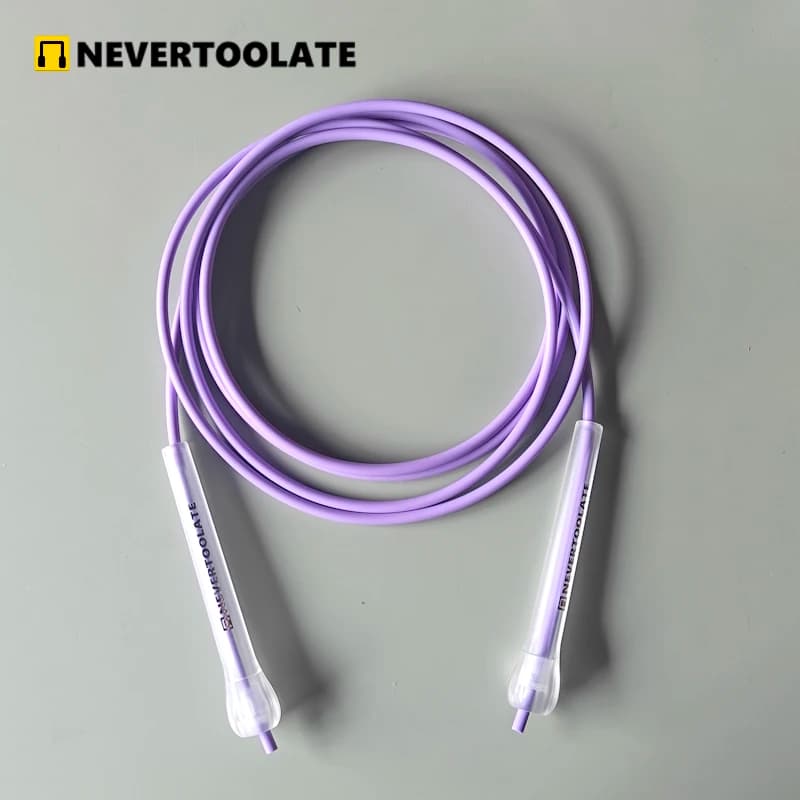 TPU Racing from 5.6mm anti cold friction ABS grip anti breaking rope for jumping fitness cold winter no tangle rope for jumping nevertoolate