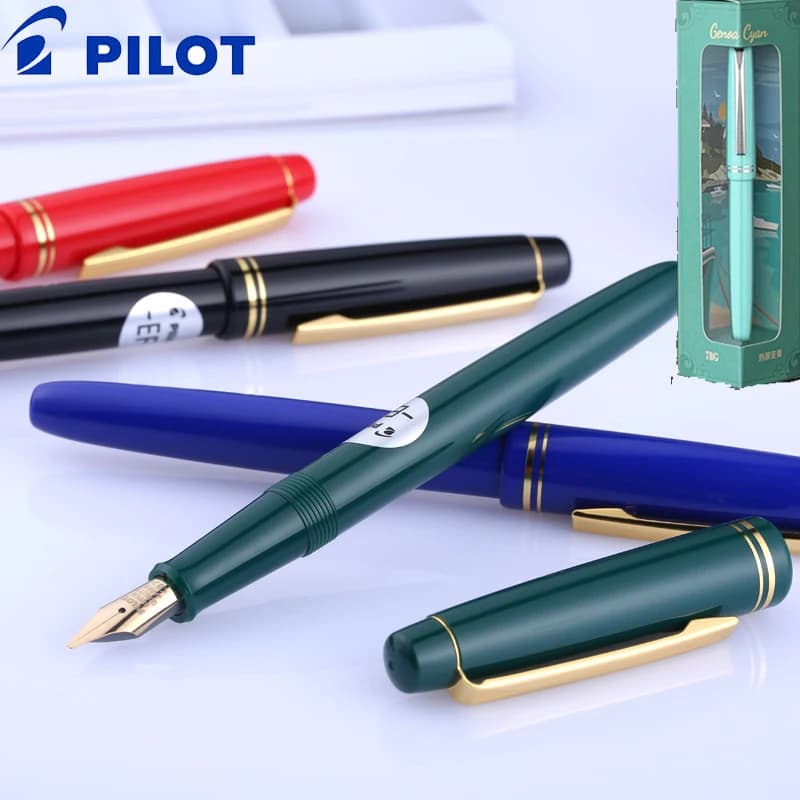 Pilot 78G Premium Fountain Pen IvoryWhite Calligraphy Pen With 22K Gold Plated Tip Perfect for Journal,Note-Taking,and Signature
