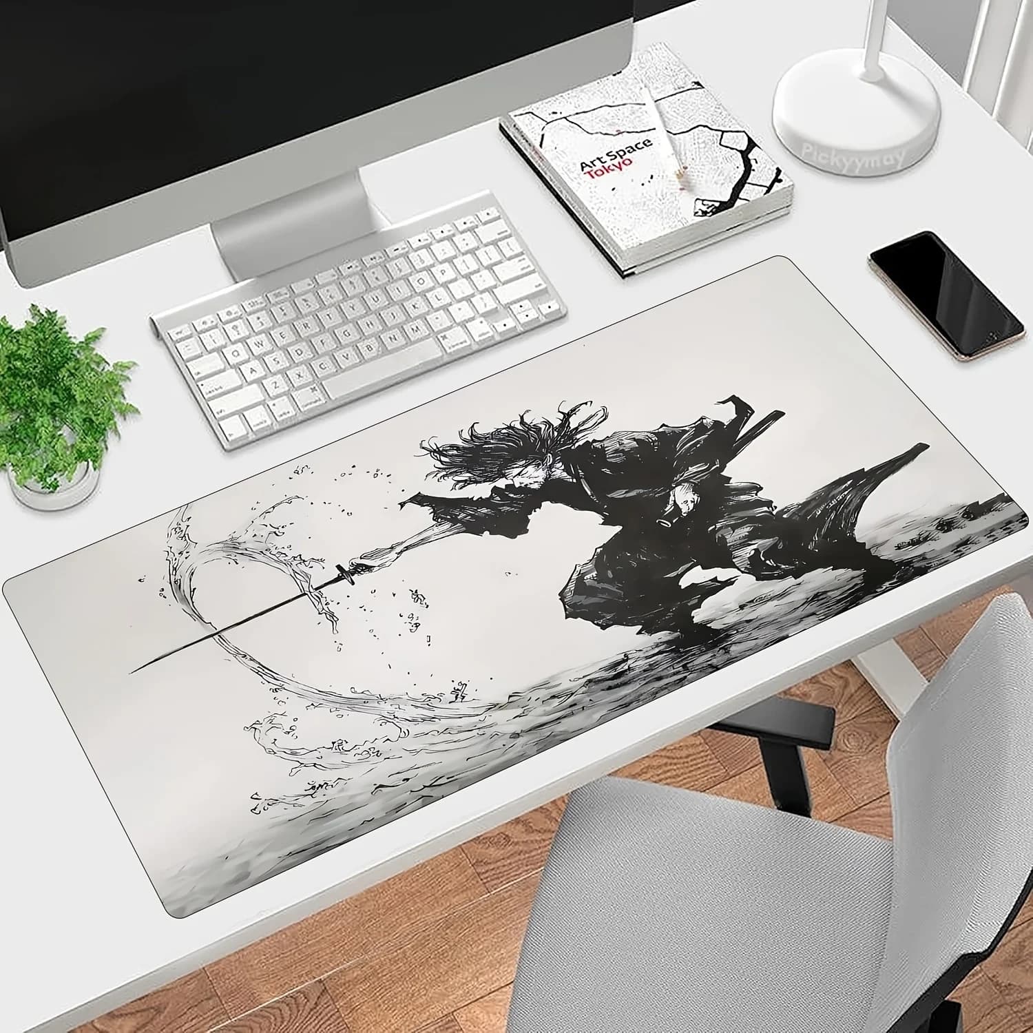 Tappetino per Mouse da Gaming Premium, Superficie in Tessuto, Base in Gomma Stabile per PC Gaming, Laptop, Tastiera, Scrivania, Postazione di Lavoro e Studio