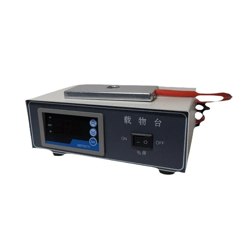 Palcoscenico a temperatura costante da laboratorio, piastra riscaldante elettrica a temperatura costante per microscopio