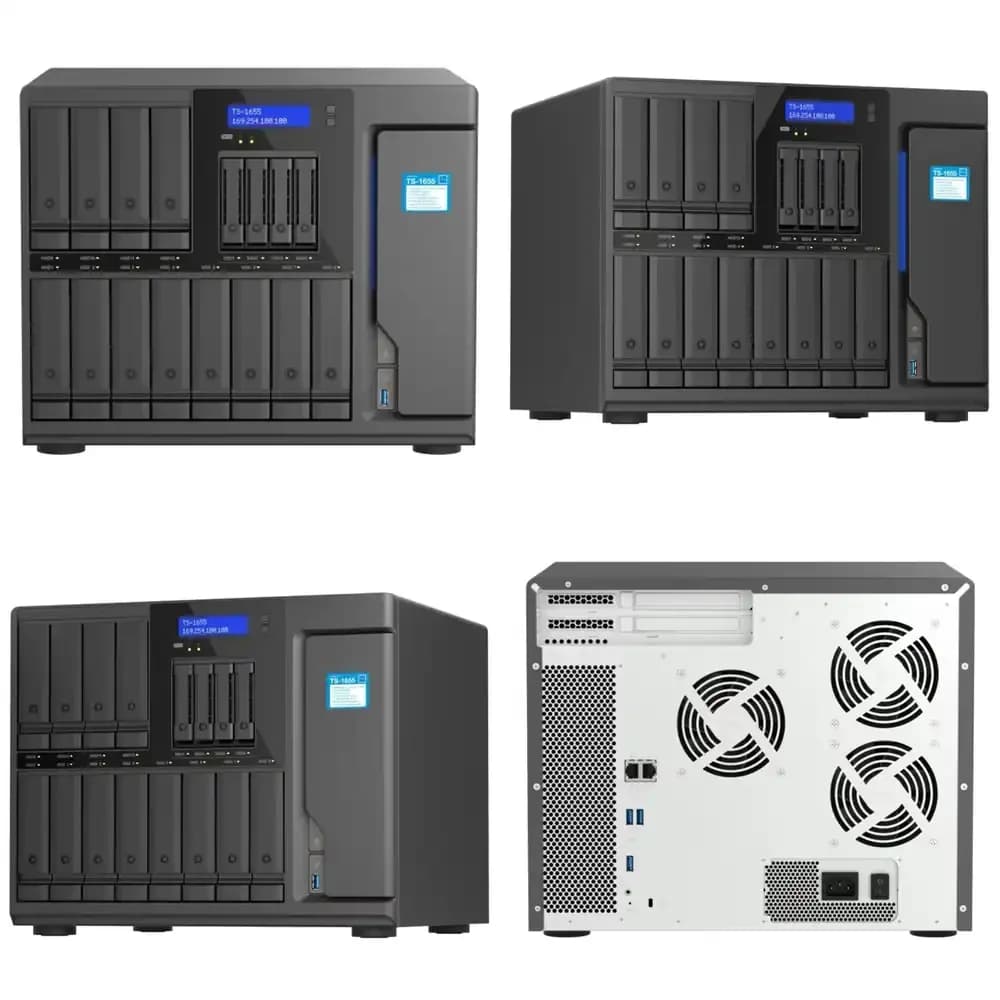 Server NAS Qnap TVS 1655 a 8 Core e 16 Bay, Nuovo di Zecca, Originale, Ottimo Prezzo