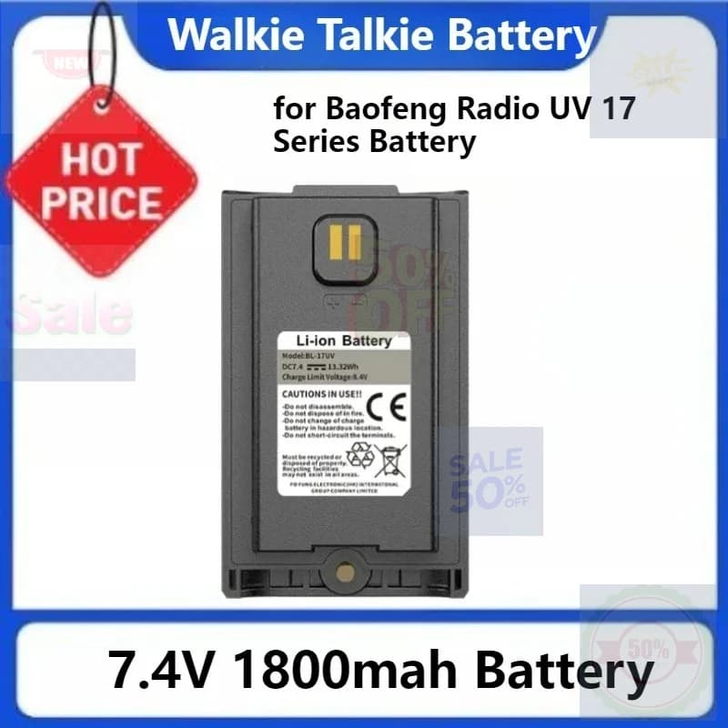 Porta USB Type-C Compatibile con Radio Walkie Talkie UV-17 Pro GPS UV17 Max UV17-L UV 17-H per Batteria Serie UV 17 di Baofeng