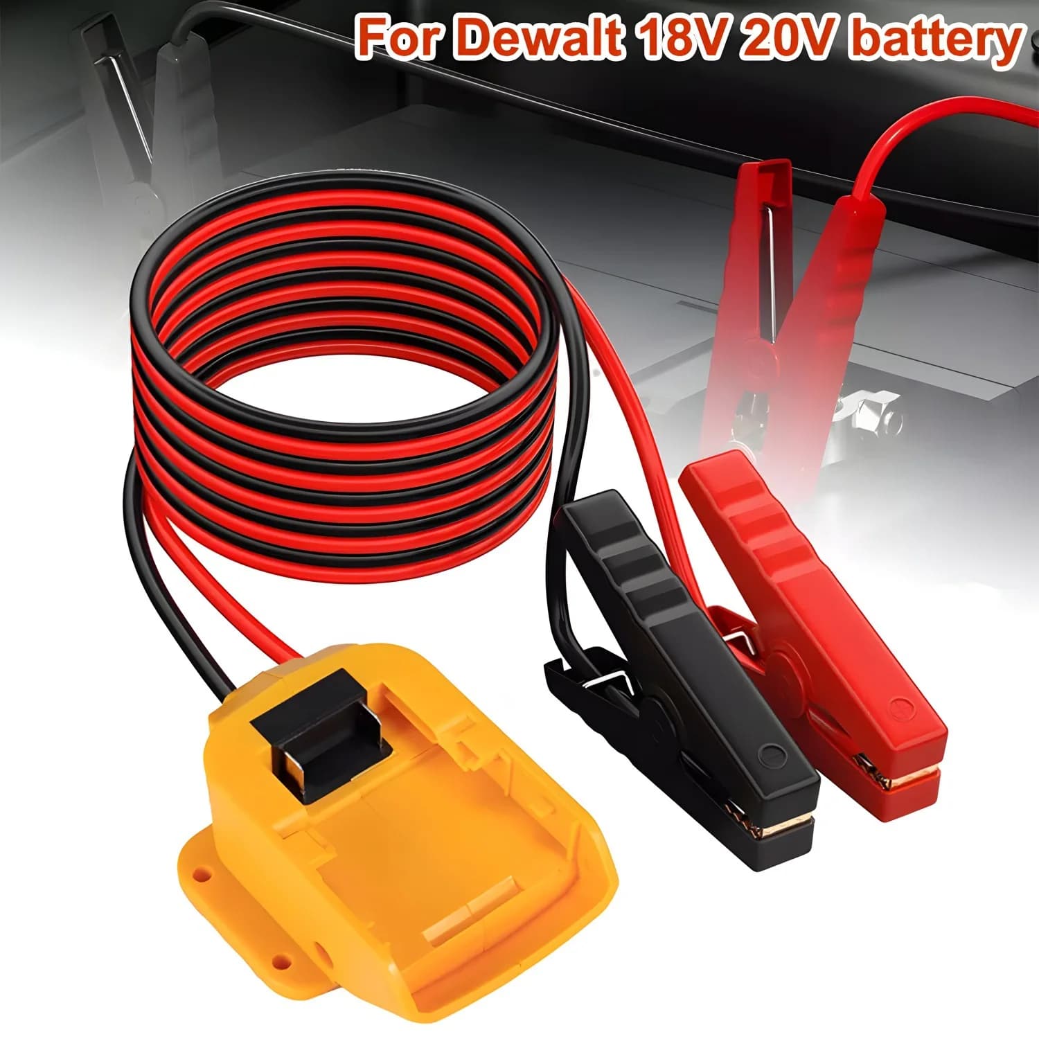 Adattatore di salto per auto per batteria Avviatore di emergenza per auto per guasto di batteria al litio Dewalt 18-20V Strumenti convenienti