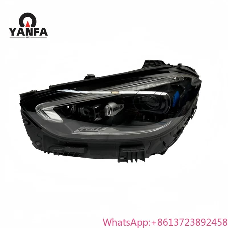 For Fit for Mercedes-Benz C-class Headlight 2022-2025 Benz W206 Headlight W206 Multi-Beam LED Lamp High Configuration Direct Sal