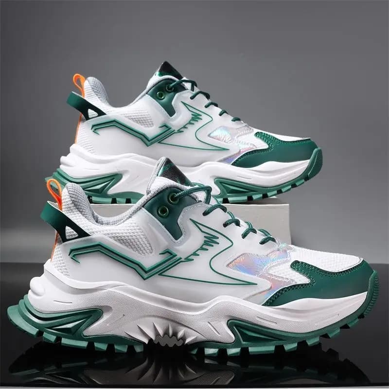 2022 moda Mesh traspirante scarpe Casual uomo Sneakers primavera Lace Up Platform scarpe da uomo nuove scarpe vulcanizzate Chaussure Homme