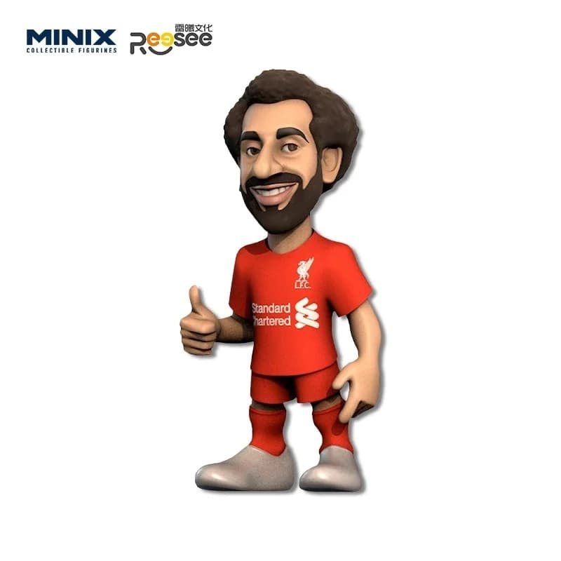 Figurina Minix Star Player - Mohamed Salah - Regalo di Capodanno - Ottimo regalo per amici e familiari per Natale, Capodanno e compleanni, Decorazione a tema pop culture, Regalo di compleanno, Oggetto da collezione a tema fumetti, Prodotto ufficialmente licenziato, Oggetto da collezione di alta gamma, Oggetto da collezione a tema fumetti, Regalo per geek, Oggetto da collezione
