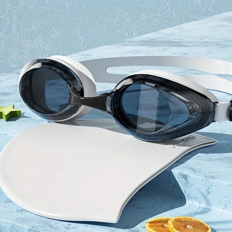 Unisex professional swim glasses waterproof anti-fog with UV protection for adult women