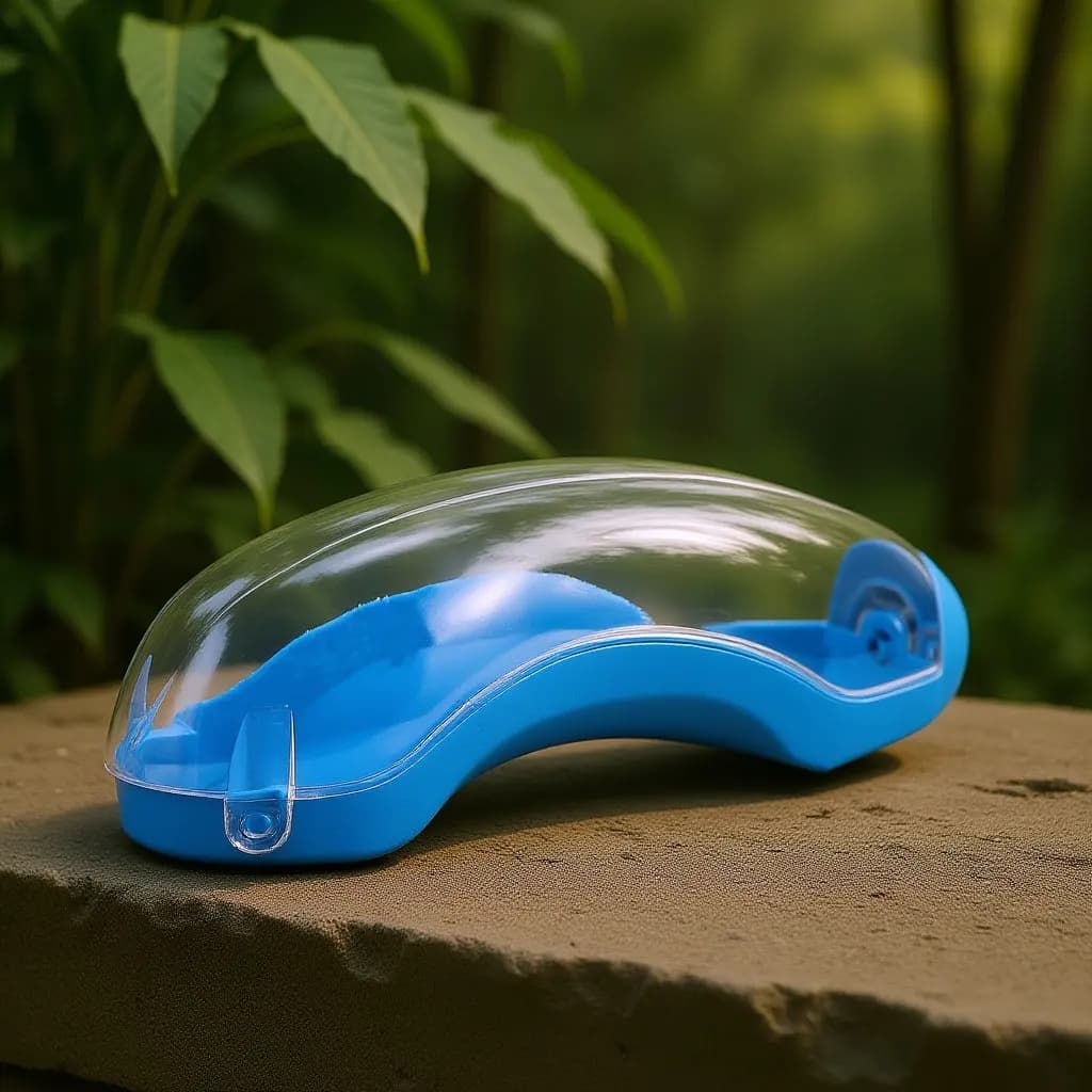 Custodia Protettiva per Occhialini da Nuoto in Plastica, Scatola Contenitore Semplice e Creativa per Protezione da Graffi e Uso Portatile