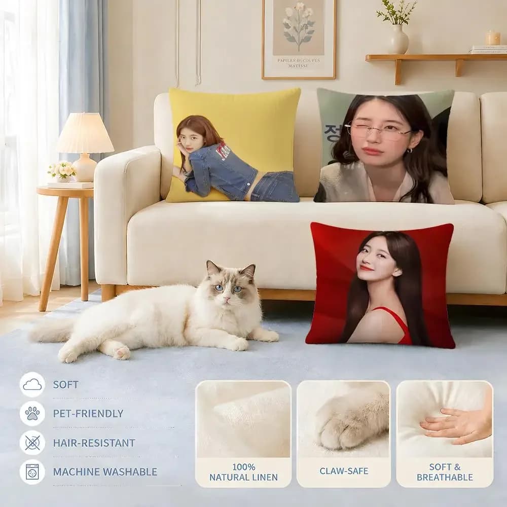 Fodere per cuscini Divano Adatte a cani e gatti Celebrity BaeS SuzyS Fodere per cuscini Decorative per sedie 45x45 40x40