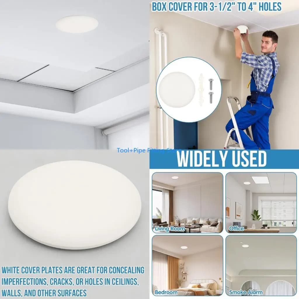 F92B 2 pezzi luce piastra copertura per soffitto luce da parete apparecchio per correttore