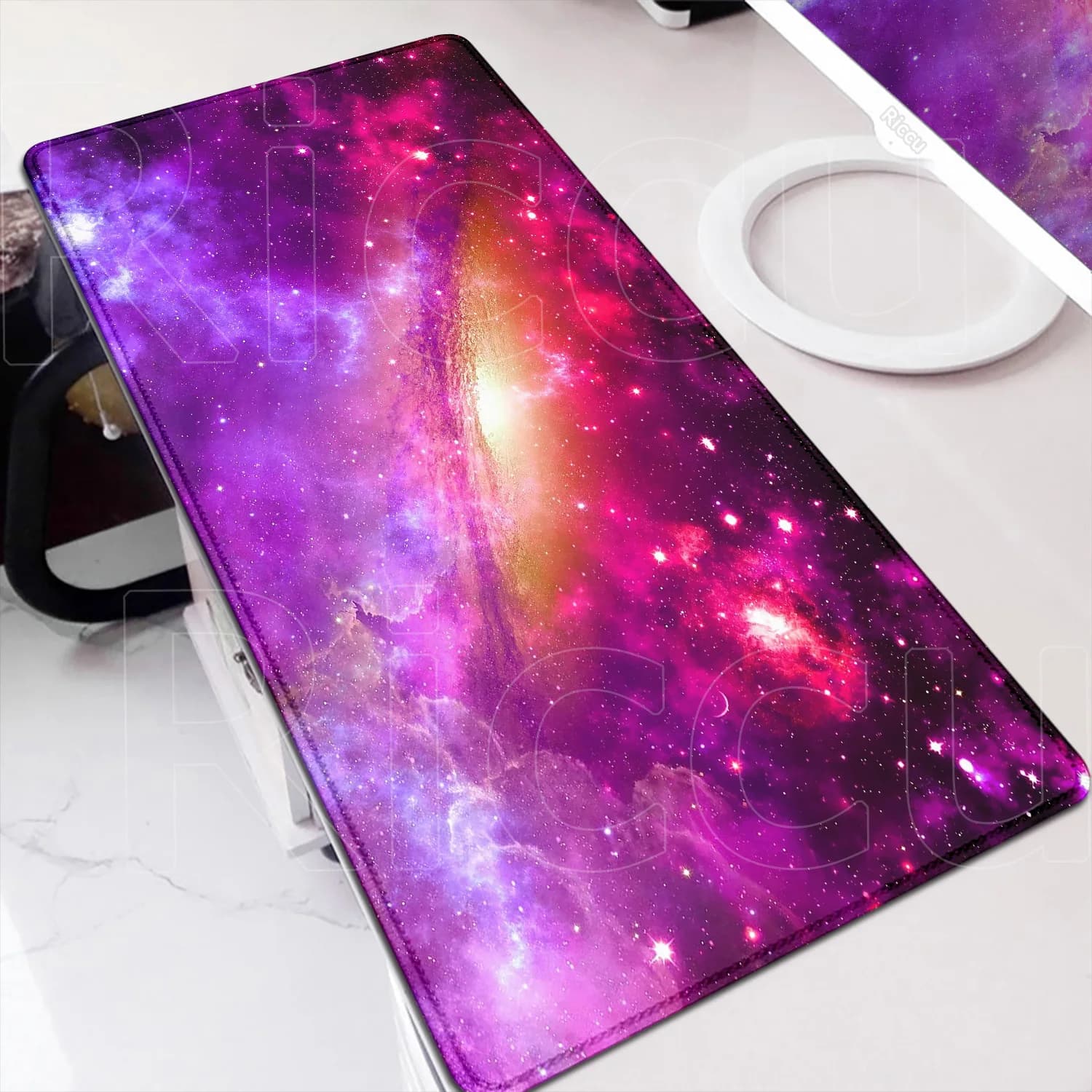 Tappetino per mouse da gioco universo spazio Via latte Galaxy Tappetino da scrivania Tappeto per tastiera grande Tappetino per mouse esteso 400x900 mm Tappetino per mouse Xxl Speed