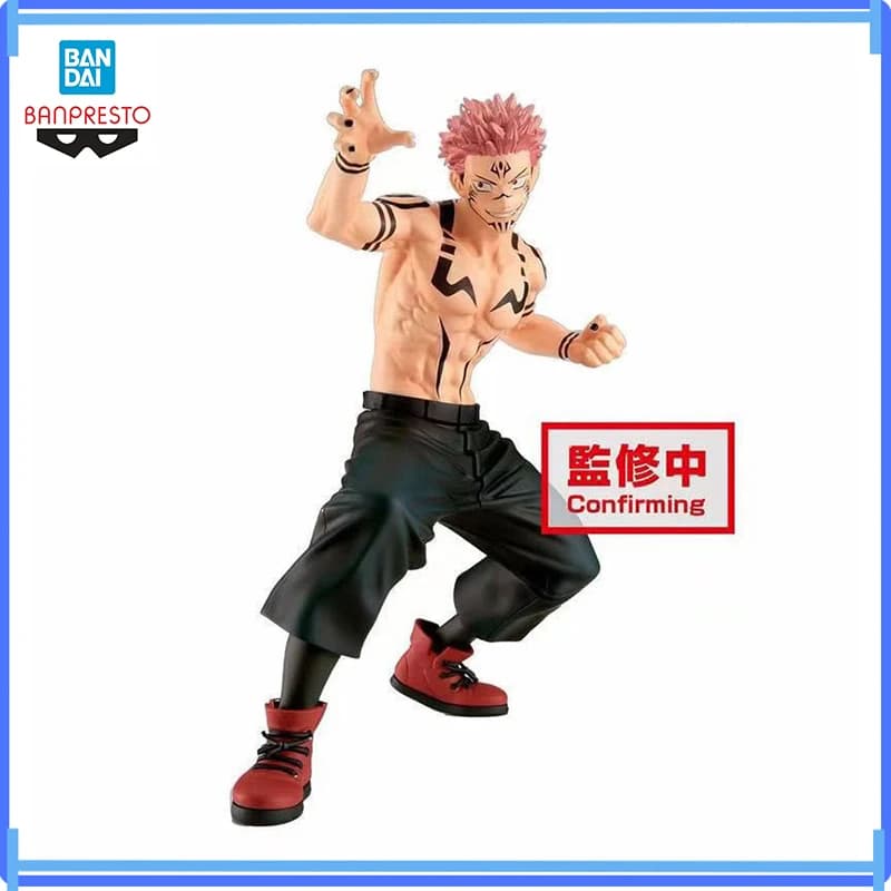 Bandai In Magazzino Originale Banpresto Jujutsu Kaisen Ryomen Sukuna Pvc 21Cm Anime Action Figure Modello Collezione In Scatola Giocattoli Regali