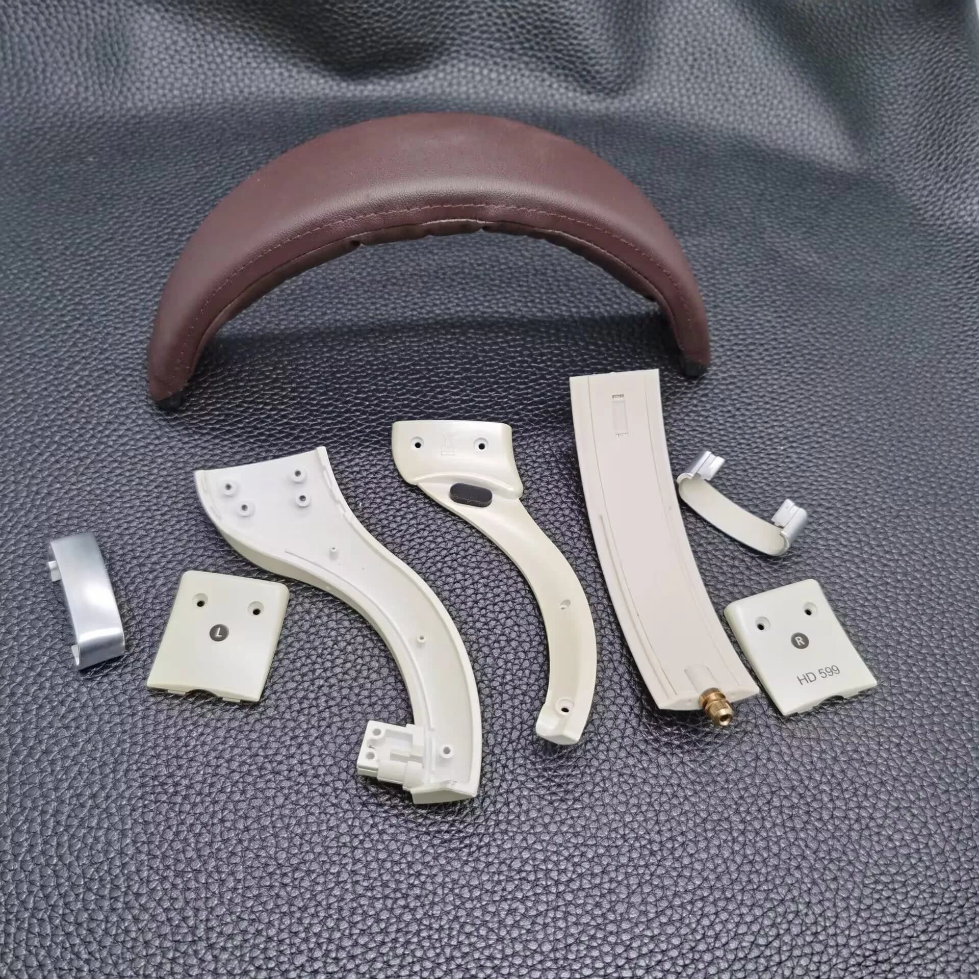 HD599 Staffa per fascia per cuffie per Sennheiser HD599 SE HD 599 Sostituzione fascia per capelli e gancio e cursore Riparazione pezzi di ricambio