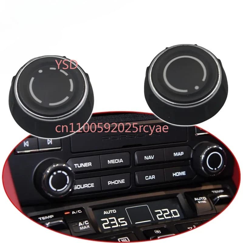 Per la console centrale dell'auto Copertura della manopola del volume audio Pulsante interruttore di controllo CD 911 718 918