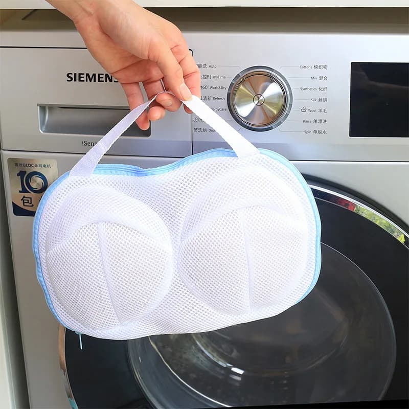 Sacchetto per lavaggio reggiseni e biancheria intima, 1 pz, sacchetto protettivo in rete anti-deformazione, speciale per lavatrice
