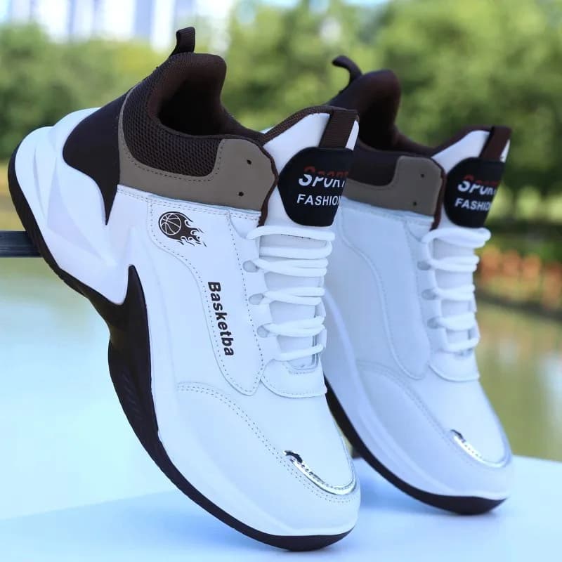 Scarpe da Basket di Marca per Uomo, Sneakers Sportive Outdoor con Ammortizzazione, Scarpe da Passeggio Atletiche da Uomo, Zapatillas Rosse