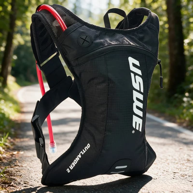 Outdoor Sports Hydration Backpack Breathable Adjustable Strap Bicycle Riding Water Bag Pack Universal For Male And Female