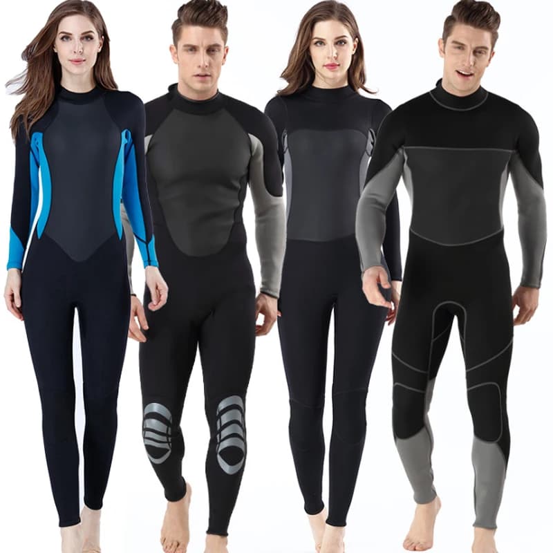 3mm/2mm neoprene dive, whole, for diving, surfing, snorkeling, kayaking, underwater fishing, apnea, swimming, thermal and hot