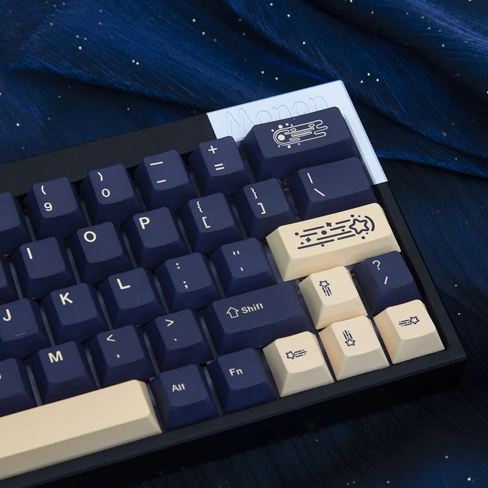 KBDiy PBT GMK stargain Keycap Cherry Profile Custom 124 keys Caps for MX Switch mechanical keyboard GH60/64/68/84/87/104