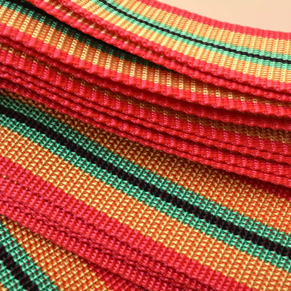 2 Pezzi Cinghia per Tamburo Africano in Nylon Regolabile Morbida Comoda Leggera Portatile Accessori per Tamburo Cinghia a Spalla e Vita Djembe