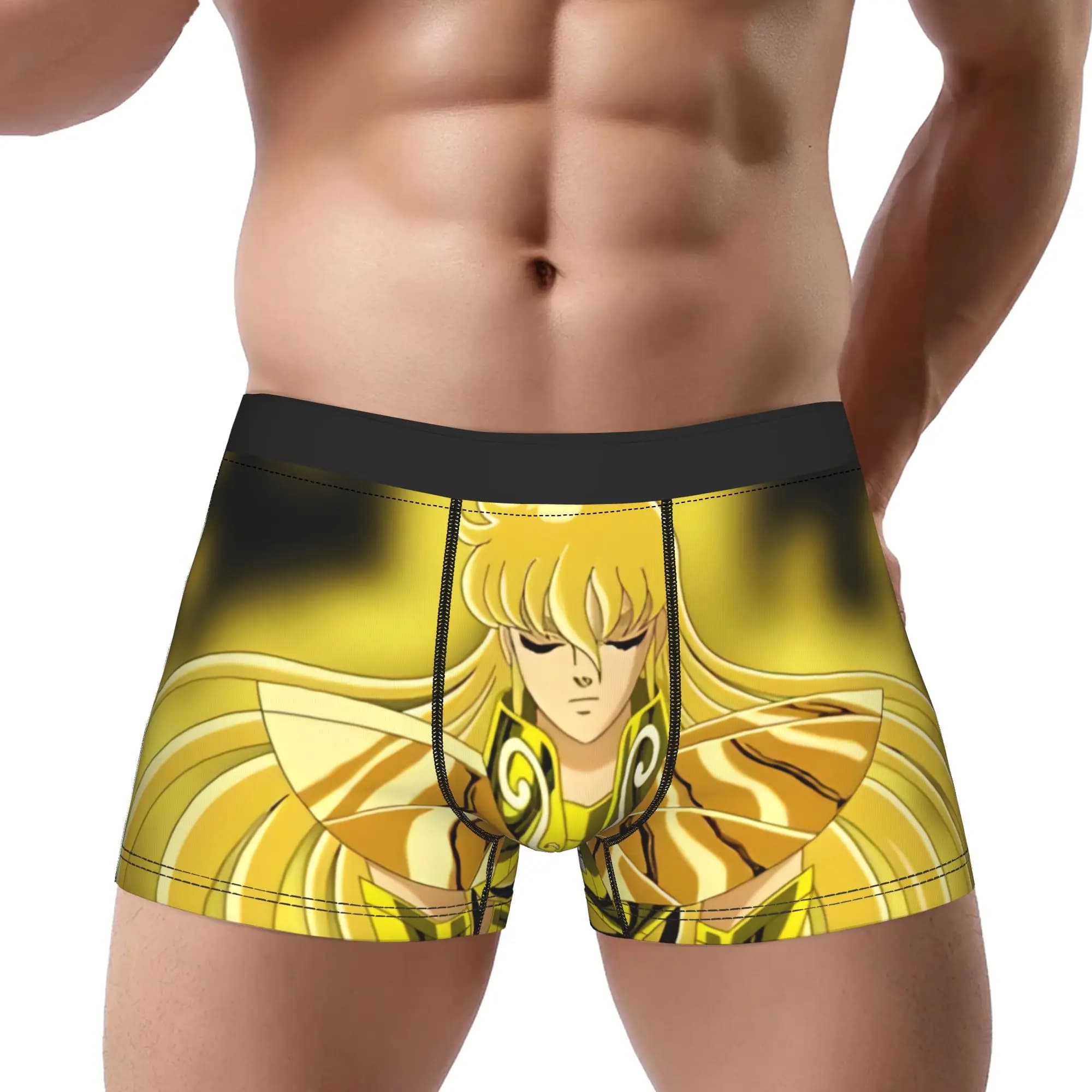 adults 18 plus Bandai VIRGO SHAKA boxers Underpants Breathbale Panties Men's Underwear Comfortable Shorts Boxer Briefs