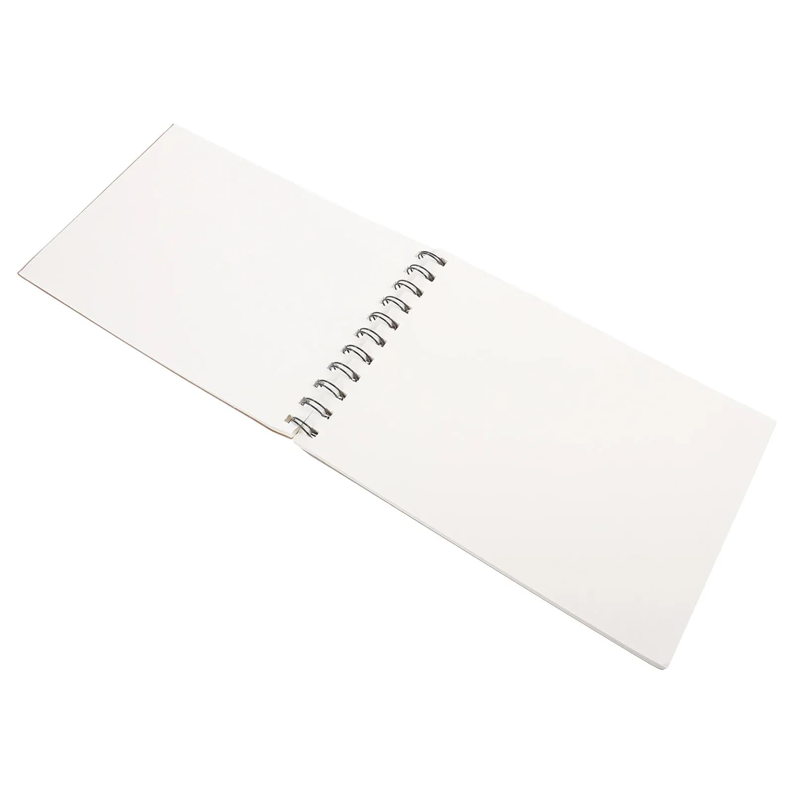 Sketchbook A5 Portable Size Kraft Hardcover Spiral Bound Drawing Book Unlined Blank Pages Student Sketch Pad Drawing Paper Gift